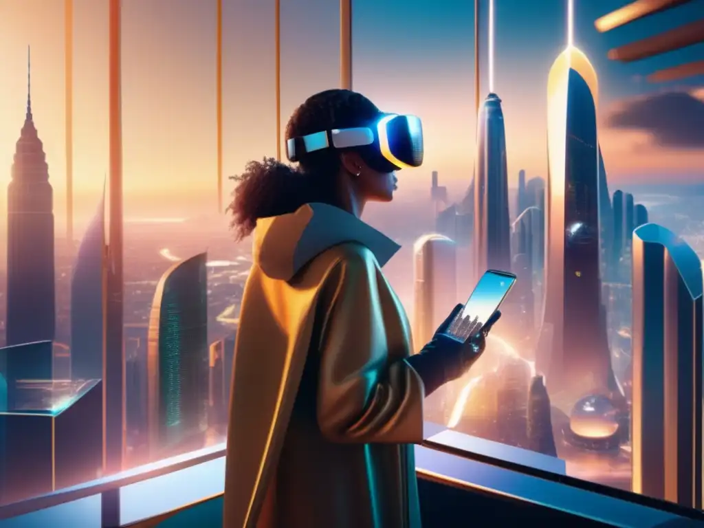 Futuro cripto-farming: ciudad holográfica Riesgos y beneficios del farming de criptoactivos en una ciudad futurista con tecnología avanzada