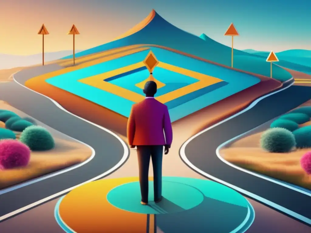 Crucial decision: instant gratification vs Riesgos de la gratificación inmediata en finanzas: persona en encrucijada, decisiones y consecuencias