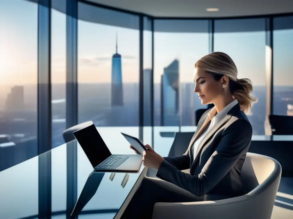 Oficina moderna y profesional Riesgos y oportunidades en mercados de derivados globales