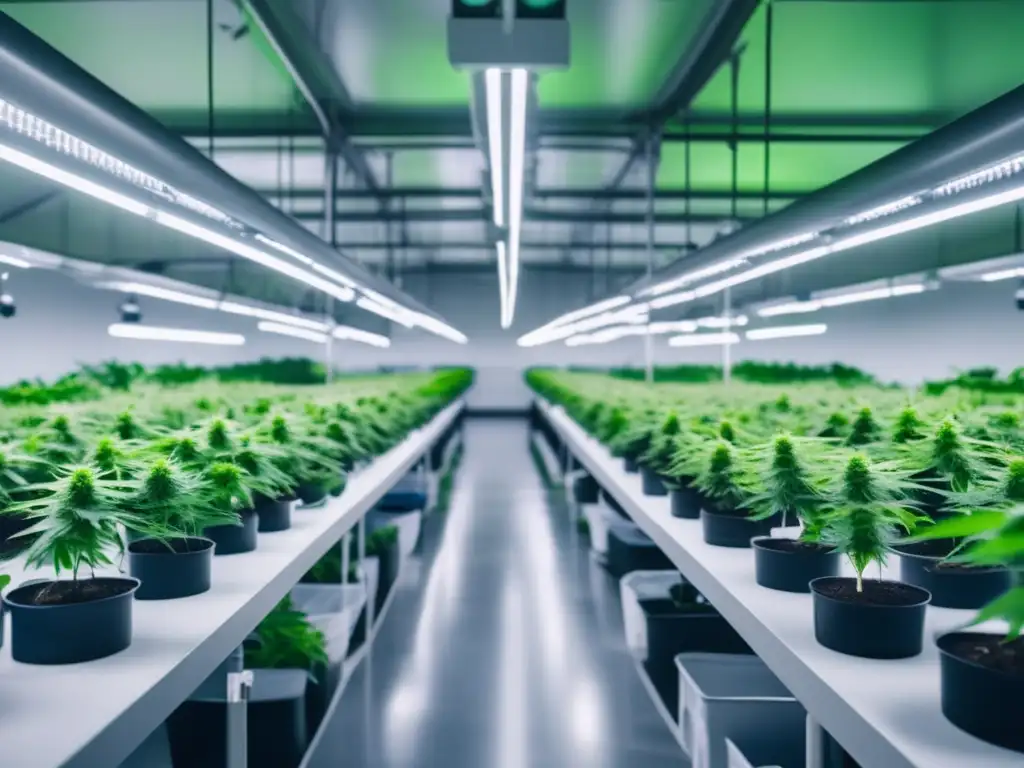 Instalación moderna de cultivo de cannabis Riesgos y recompensas del crecimiento de la industria del cannabis