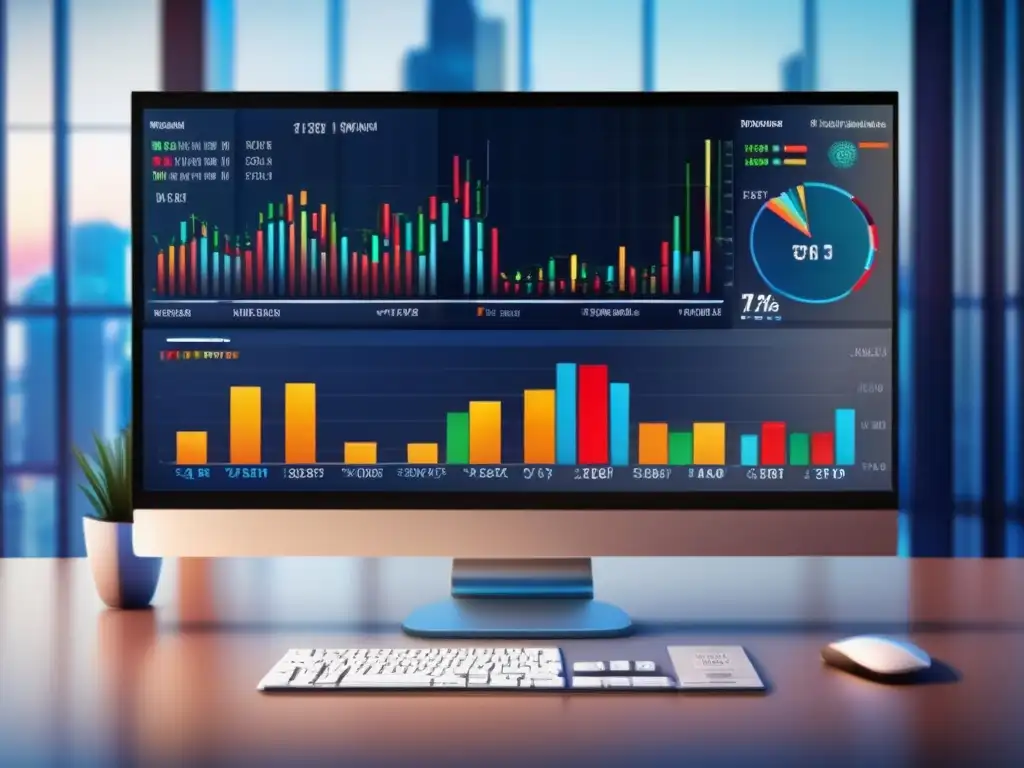 Simulador avanzado de trading en mercado bursátil Simuladores de inversión avanzados en una imagen de trading profesional