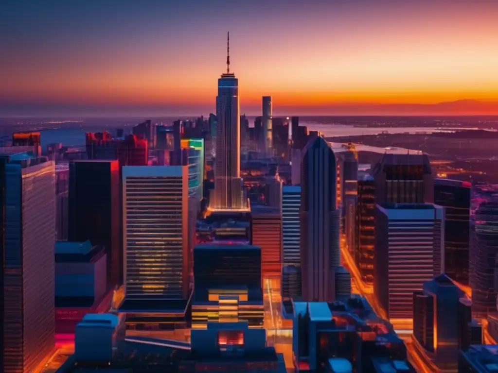 Futuro urbano en atardecer Skyline urbano al atardecer: errores fatales invertir inmuebles