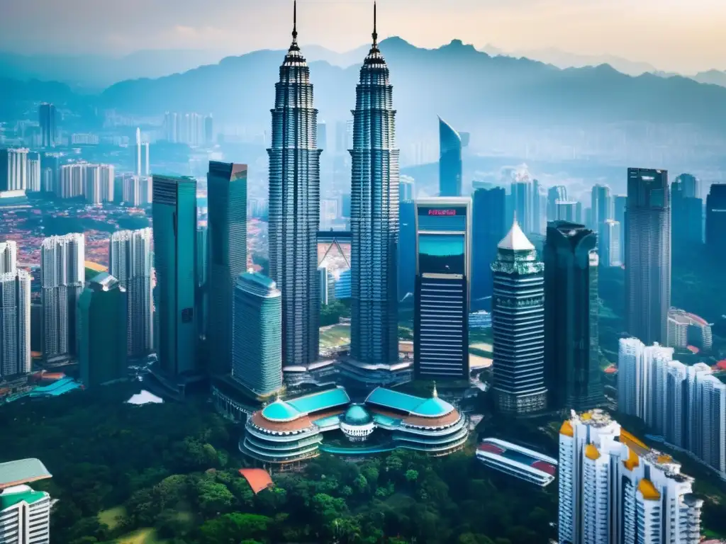Impresionante skyline de Kuala Lumpur, Malasia Skyline vibrante de Kuala Lumpur, Malasia: Leyes de inversión en Malasia