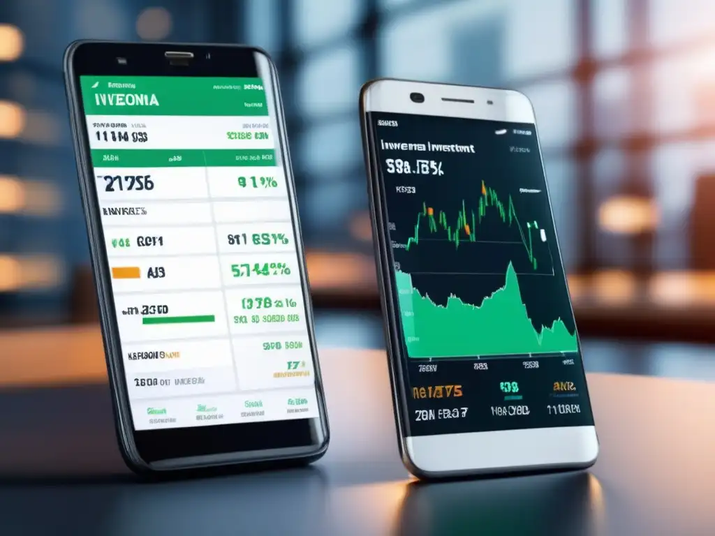 InverZona: Plataforma de inversión Smartphone mostrando plataforma InverZona con herramientas tecnológicas de inversión pasiva