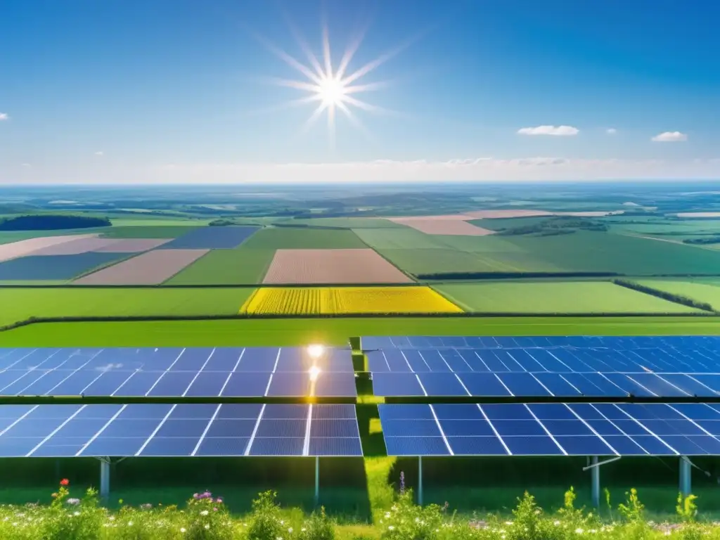 Solar farm: equilibrio perfecto entre naturaleza y tecnología Solar farm: Rentabilidad sustentable en inversiones renovables