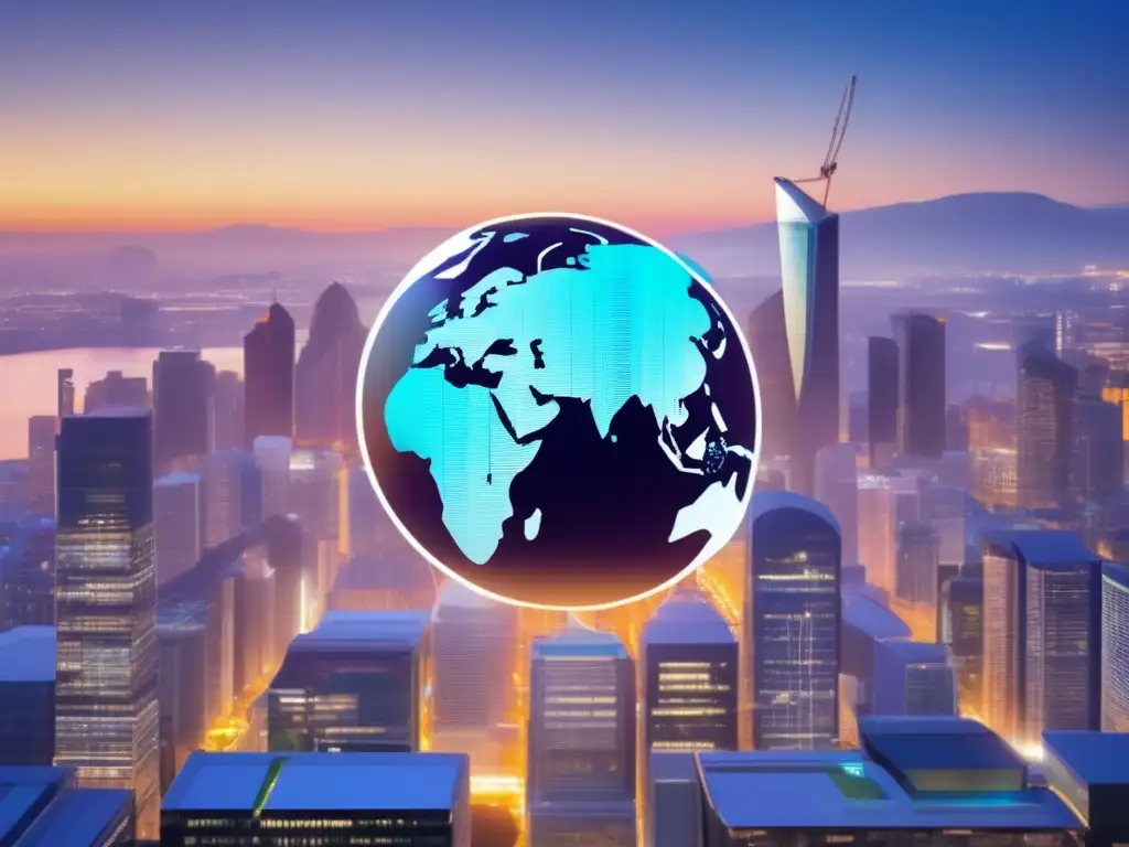 Inversiones sostenibles: Impacto global Inversión sostenible en plataformas financieras: imagen vibrante y impactante de la inversión sostenible en entornos financieros tradicionales