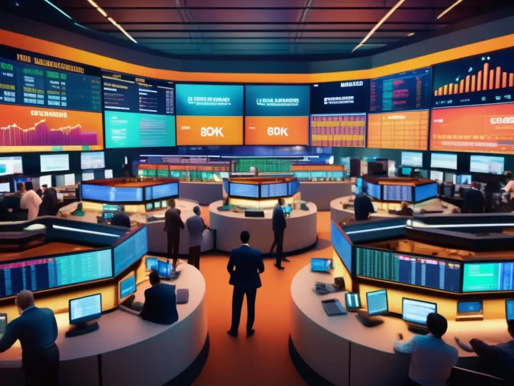 Mercado de valores en acción Stock market floor: Efecto de la política monetaria en materias primas