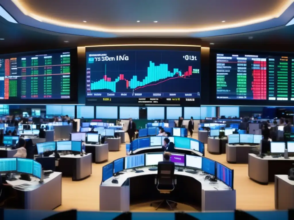 Apasionante piso bursátil lleno de actividad Stock market trading floor: Falsas creencias sobre la Bolsa desmentidas