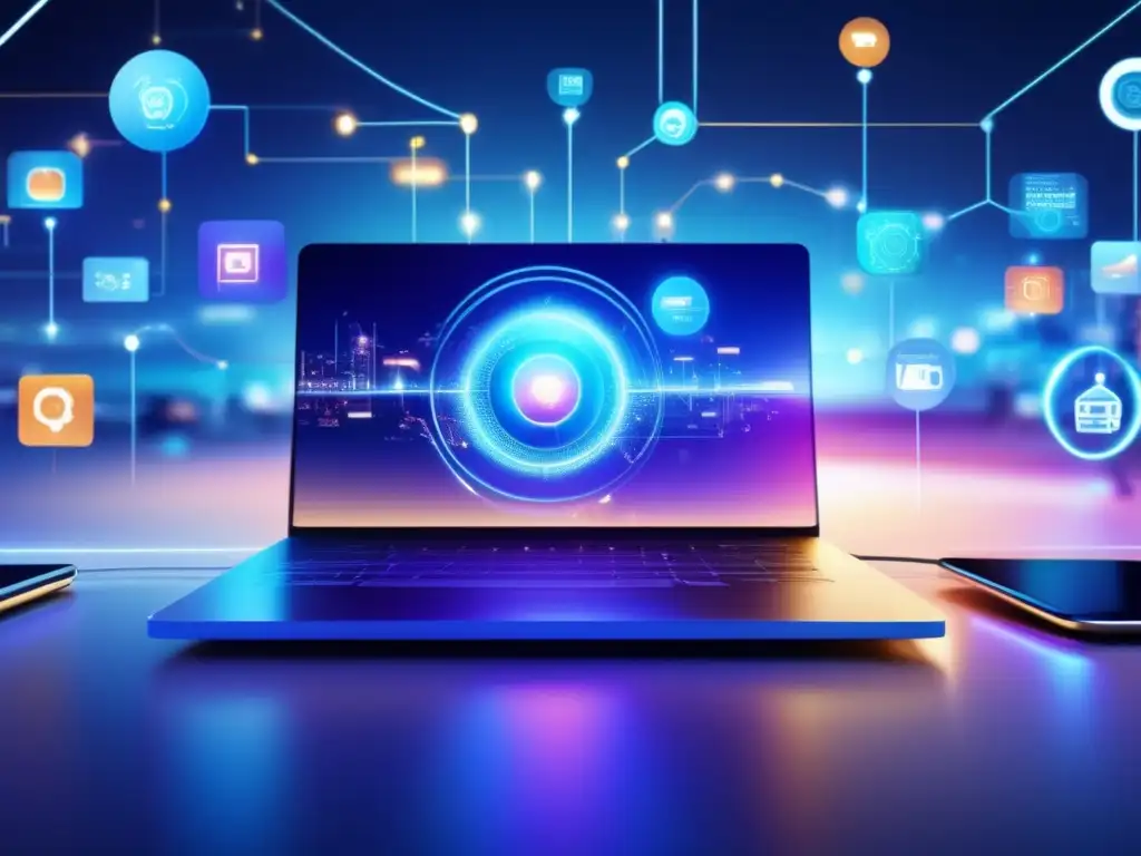 Tecnología emergente y su poder transformador Invertir en tecnología emergente: imagen de convergencia de tecnologías emergentes, Internet de las cosas, inteligencia artificial, blockchain y más