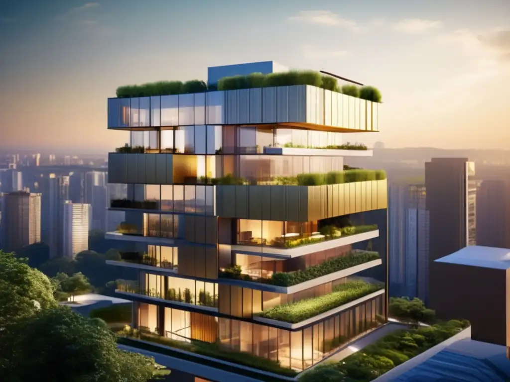 Edificio residencial moderno en ciudad vibrante Invertir en tiempos de crisis residencial - Edificio moderno y lujoso en una ciudad vibrante