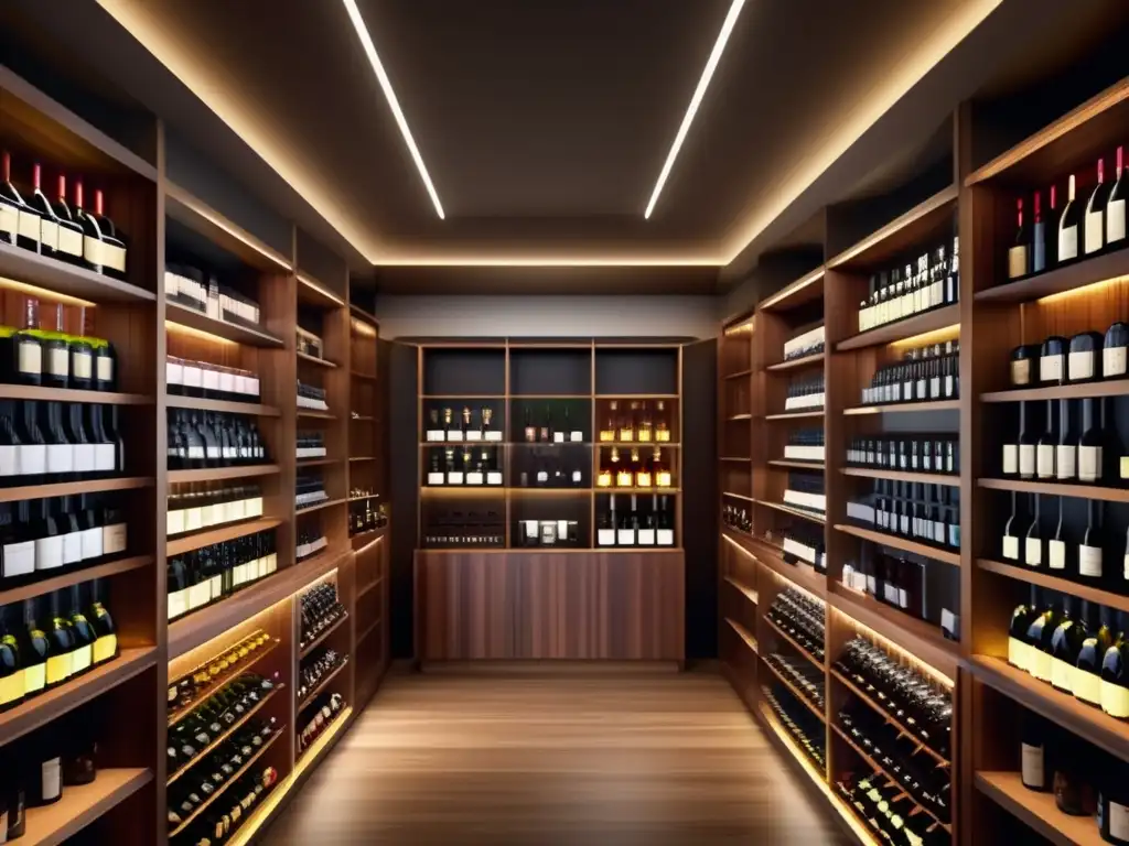 Tienda elegante de vinos y licores Tienda de vinos y licores elegante y moderna - Volatilidad mercado vinos licores