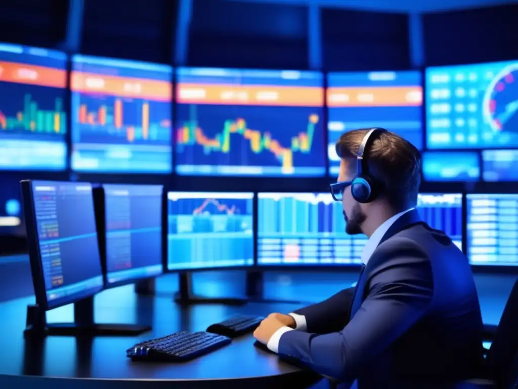 Traders analizando gráficos con indicador MACD Traders analizan gráficos con MACD para predecir movimientos de mercado