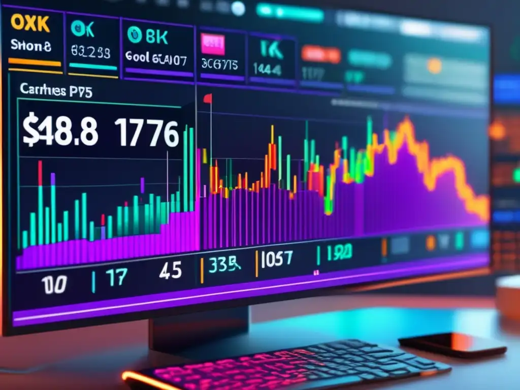 Gráficos candlestick y plataforma de trading moderna Trading armónico: Patrones reveladores mercado con gráficos detallados y plataforma moderna de trading