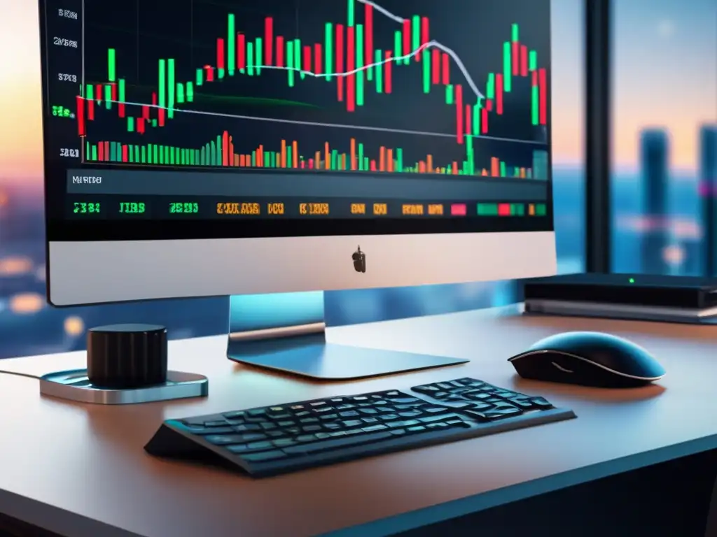 Escritorio de trading profesional y moderno Trading desk profesional: Evitar errores fatales en criptomonedas