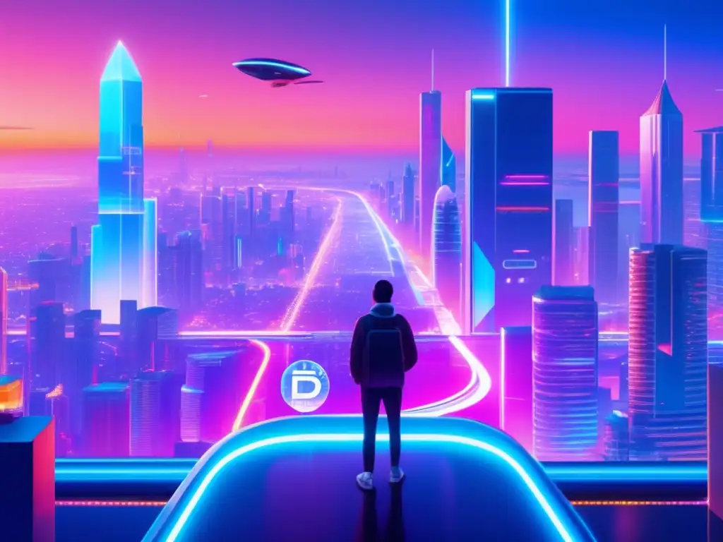 Futurista ciudad cripto Ultradetalle futurista: criptomonedas, privacidad vs compliancy