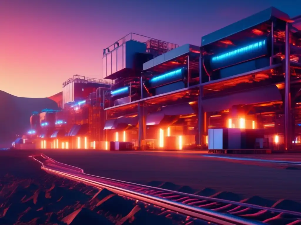Futuro de la minería criptográfica Ventajas y desventajas de la minería de criptomonedas en una futurista instalación minera: tecnología avanzada, eficiencia y sostenibilidad