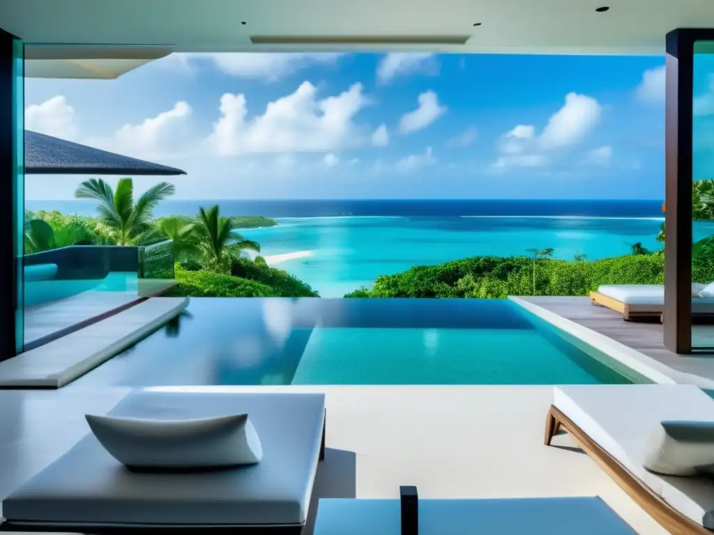Villa de lujo en paraíso tropical Villa de lujo en paraíso tropical con vistas panorámicas al océano y playa blanca - Proteger propiedad vacacional inversión