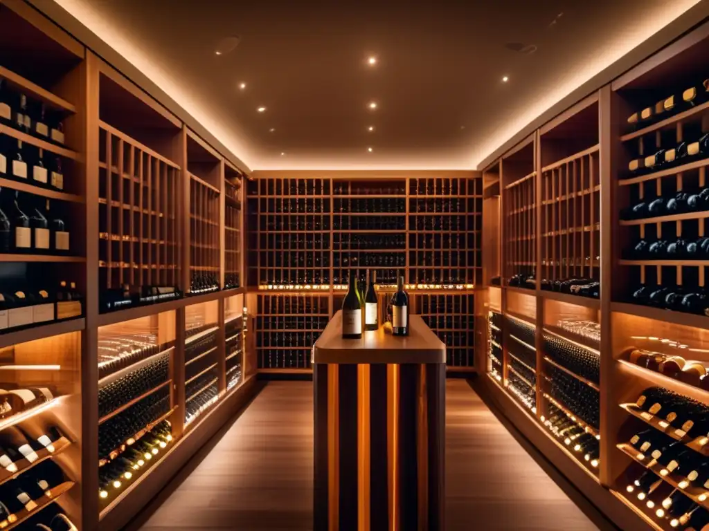 Lujosa bodega de vinos y licores Vinoteca de lujo con vinos y licores exclusivos - Beneficios de invertir en vinos y licores
