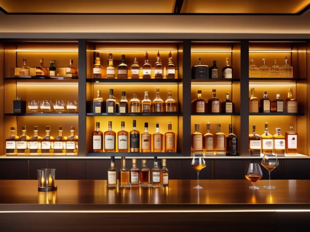 Colección moderna y elegante de whisky Colección de whisky: consejos expertos para invertir
